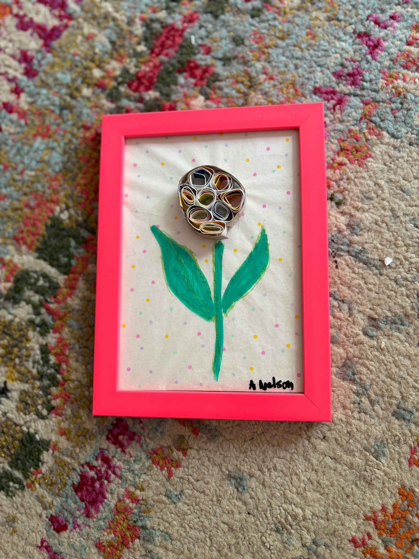 Upcycled Flowers- Mixed Media Duo