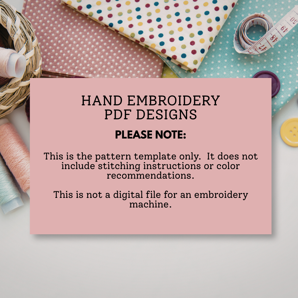 French Embroidery Pattern Bundle PDF | 30+ Vintage Paris & Cottage Style Designs | Printable Hand Embroidery Patterns