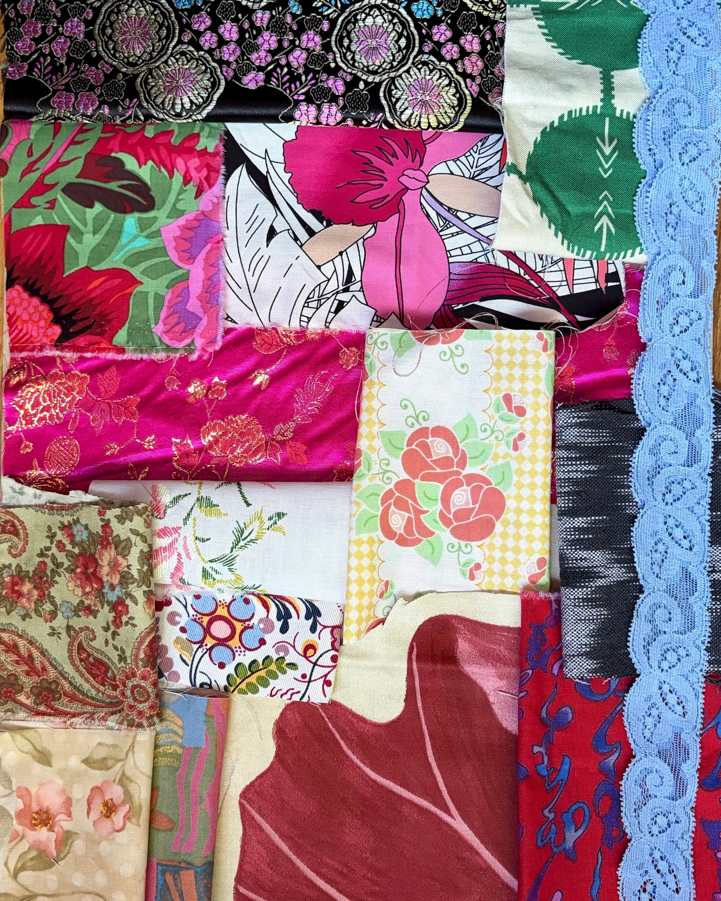 Curated Vintage Mixed Media Kit - Reds