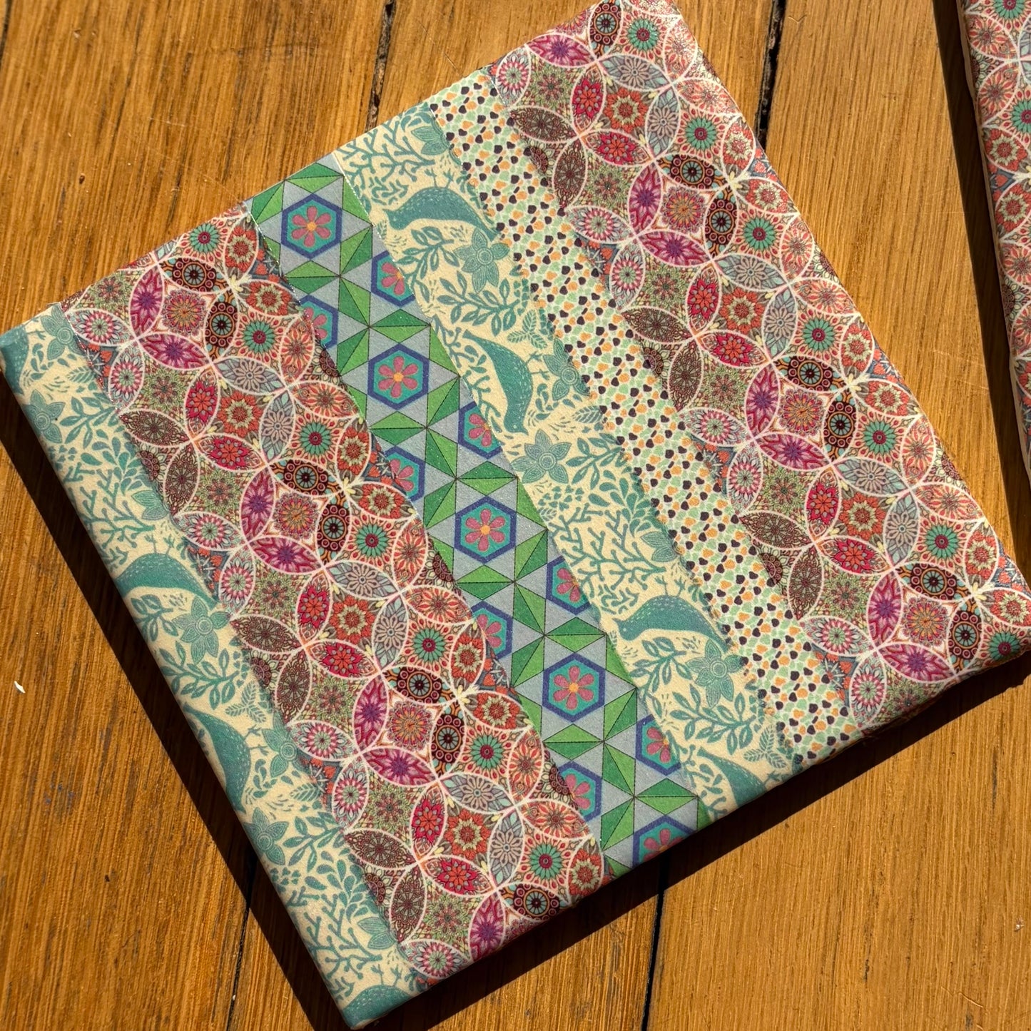 Set of 4 Colorful Boho Coasters