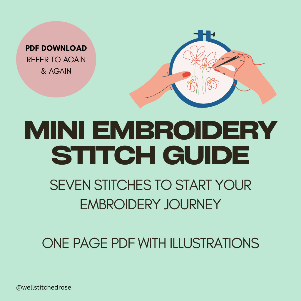 Embroidery Mini Stitch Guide
