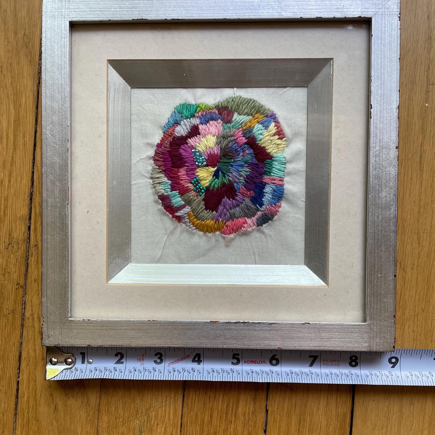 Abstract Flower - Hand Embroider & Beaded