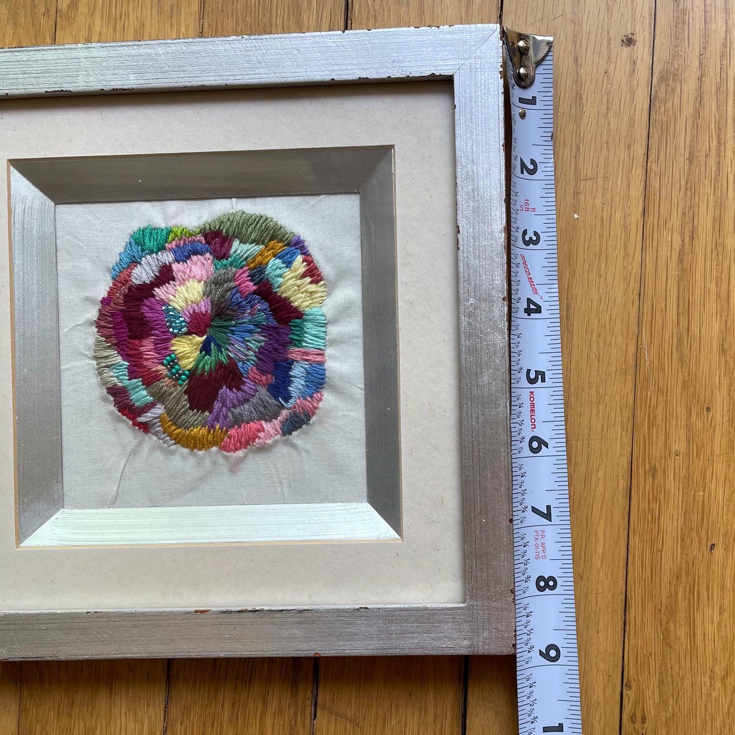 Abstract Flower - Hand Embroider & Beaded